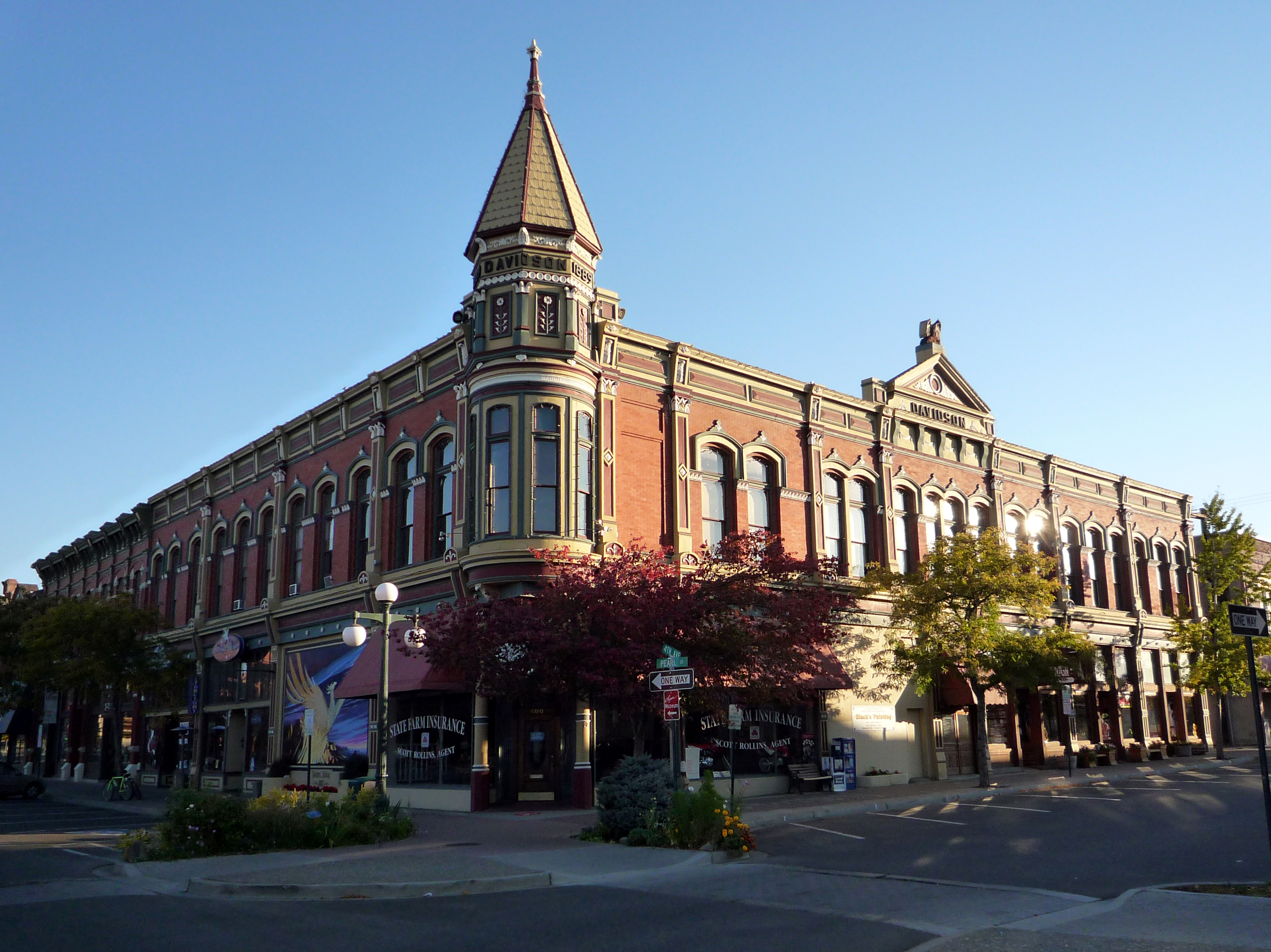 Historic downtown area of Ellensburg, Washington